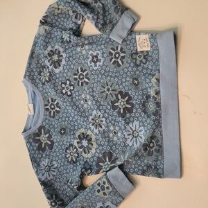 Cotton On Blue Floral Sweatshirt 9 10